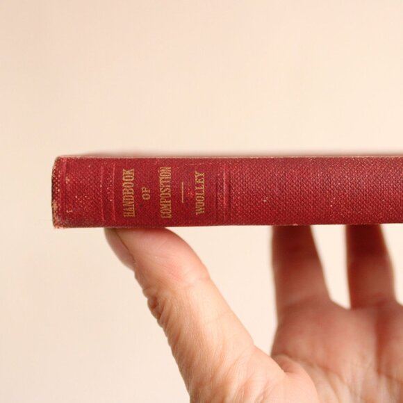 Vintage 1900s Book, "Handbook of Composition" by Edwin C Woolley PhD, Grammatica - Picture 2 of 9